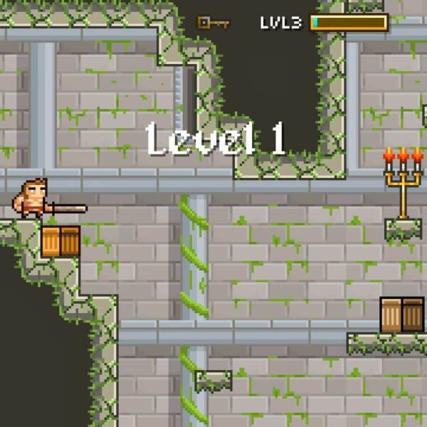 2D Sword of Knight Unity Mobile Platformer Template