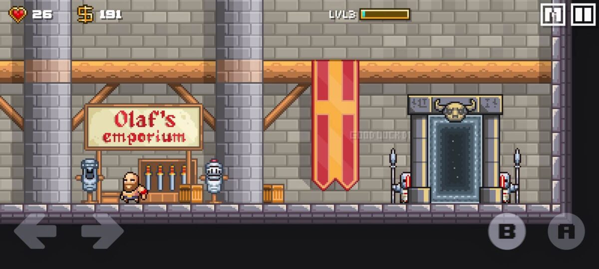 2D Sword of Knight Unity Mobile Platformer Template