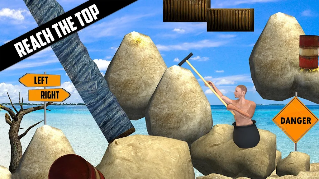 3D Getting Over It – Real HammerMan Simulator 2024