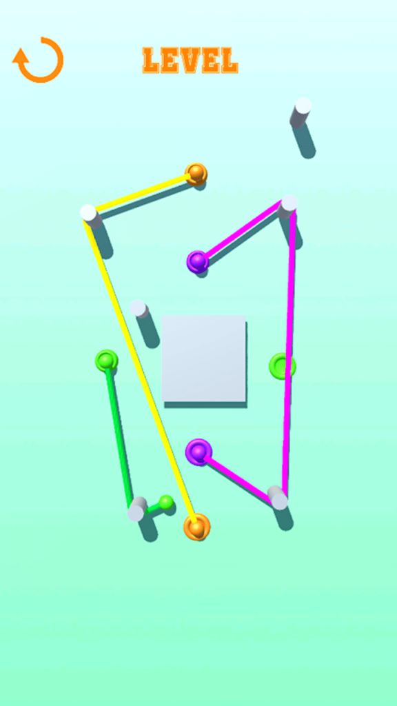 Color Rope Puzzle Game